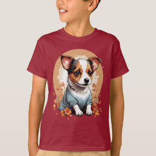 Camiseta Cute Jack Russell Puppy