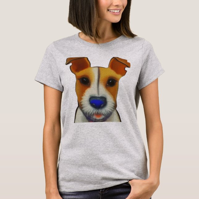 Camiseta Cute Jack Russell Terrier (Anverso)