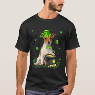 Camiseta Cute Jack Russell Terrier Dog Lover St Patricks Da