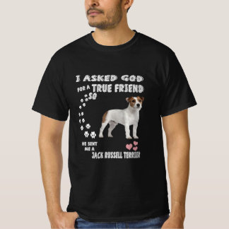 Camiseta Cute Jack Russell Terrier Dog/ Perro Perro