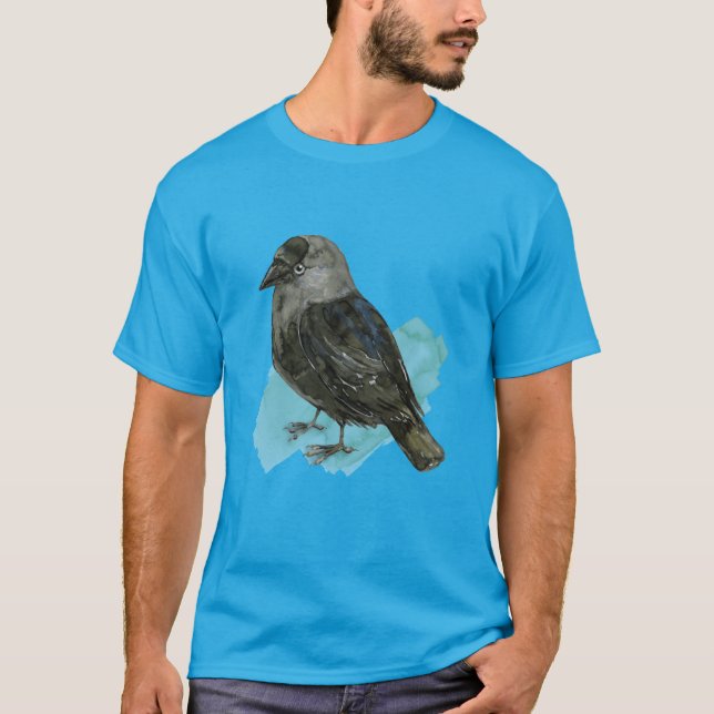 Camiseta Cute jackdaw (Anverso)