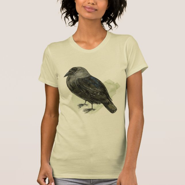 Camiseta Cute jackdaw (Anverso)