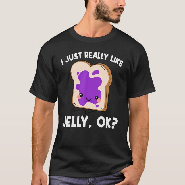 Camiseta Cute Jelly Para Hombres Mujeres Coincidiendo Fruta (Anverso)