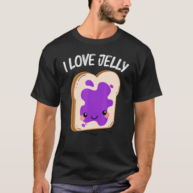 Camiseta Cute Jelly Para Hombres Mujeres Coincidiendo Fruta (Anverso)