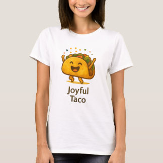 Camiseta Cute Joyful Taco Women's T-Shirt Funny Fiesta Tee