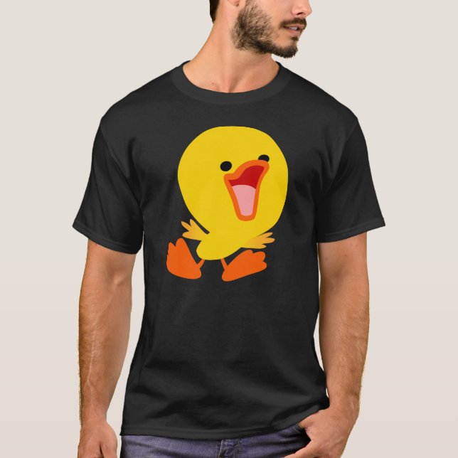 Camiseta Cute Joyous Personalizado Duckling T-Shirt (Anverso)