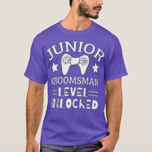 Camiseta Cute Junior Groomsman Fiesta de Boda de Juegos Jr