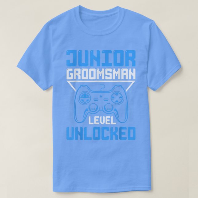Camiseta Cute Junior Groomsman Fiesta de matrimonio Jr Boys (Diseño del anverso)