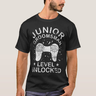 Camiseta Cute Junior Groomsman Fiesta de matrimonio Jr Boys