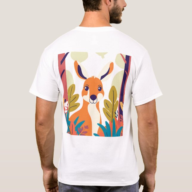 Camiseta CUTE Kangaroo (Reverso)
