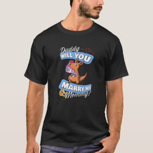 Camiseta Cute Kangaroo Boda Oferta Papi Te Casarás Con M