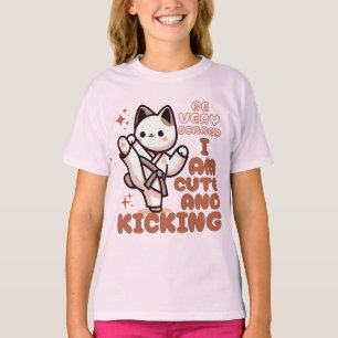 Camiseta Cute Karate Cat