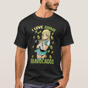Camiseta Cute Kawaii - Amo Anime Y Aguacates - Otaku Gi