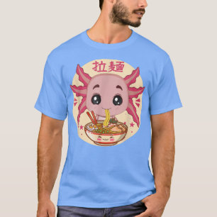 Camiseta Cute Kawaii Anime Aolotl Japonés Ramen Noodles Dr.