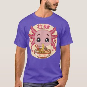 Camiseta Cute Kawaii Anime Aolotl Japonés Ramen Noodles Dr.