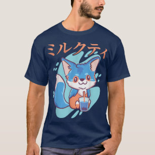 Camiseta Cute Kawaii Anime FoMilk TeaEstética Japonesa 96