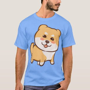 Camiseta Cute Kawaii Anime - Shiba Inu Perro Cachorro - Kaw