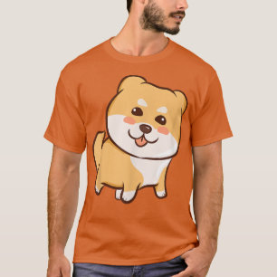 Camiseta Cute Kawaii Anime - Shiba Inu Perro Cachorro - Kaw