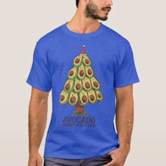 Camiseta Cute Kawaii Árbol de aguacate Árbol de Navidad Agu