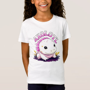 Camiseta Cute Kawaii Axolotl