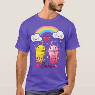 Camiseta Cute Kawaii Bubble Boba Leche TeaFunny Oído del Ar