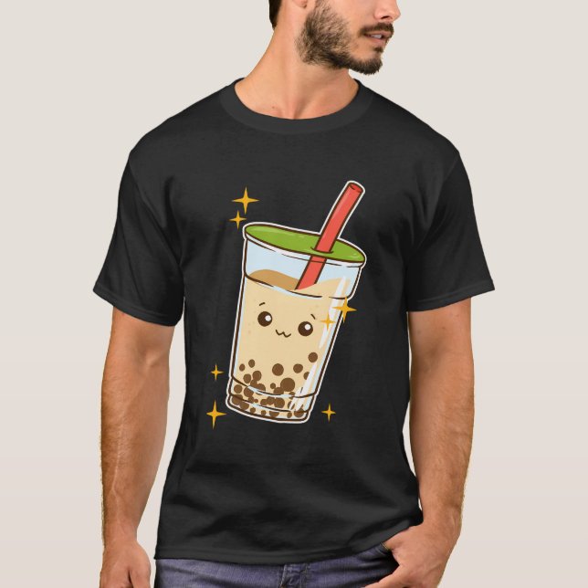 Camiseta Cute Kawaii Bubble Tea Boba Lover Tea Tapioca (Anverso)