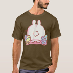 Camiseta Cute Kawaii Bunny Butt Feliz Pascua