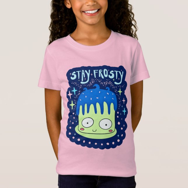 Camiseta Cute Kawaii Cake Graciosa Cita De Horno Se Mantien (Anverso)