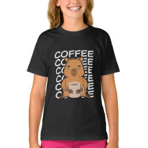Cute Kawaii Capybara Café para beber