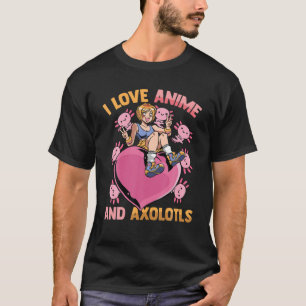 Camiseta Cute Kawaii Chica del corazón - Amo A Anime Y Axol