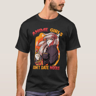 Camiseta Cute Kawaii - Chicas de anime no salen con sus tet