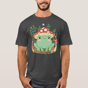 Camiseta Cute Kawaii Cottagecore Hongos Estéticos H