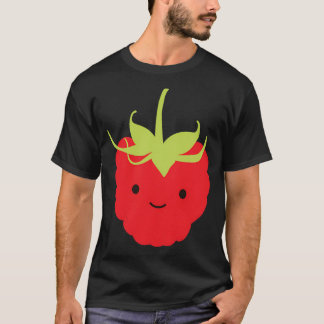 Camiseta Cute Kawaii Frambuesa Roja