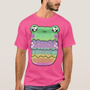 Camiseta Cute Kawaii Frog Chibi Cake