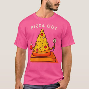 Camiseta Cute Kawaii Gracioso Pun Peace Pizza De Lotus Zen 