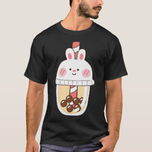 Camiseta Cute Kawaii Guay Rabbit Bubble Tea Bunny Glass Bob