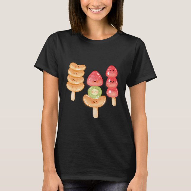 Camiseta Cute Kawaii Hand-drawn Tanghulu (Anverso)