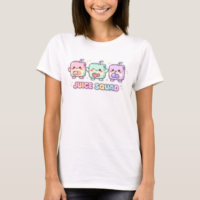 Camiseta Cute Kawaii Juice Squad (Anverso)
