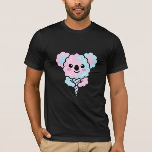 Camiseta Cute Kawaii Koala Algodón de Azúcar Sonriendo Past