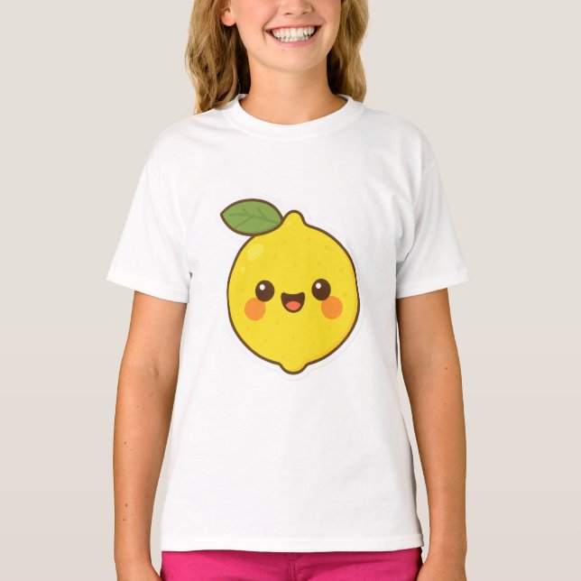 Camiseta Cute Kawaii Lemon (Anverso)