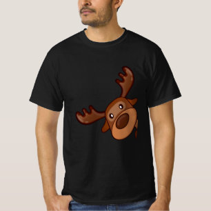 Camiseta Cute Kawaii Moose Elk Deer Funny Alaska Moose