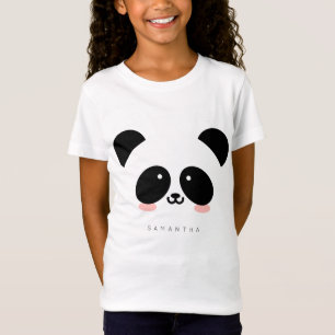 Camiseta Cute Kawaii Panda Añadir su nombre