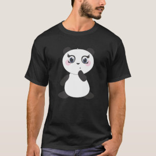 Camiseta Cute Kawaii Panda Girl - Surprise Design Edition