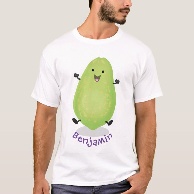 Camiseta Cute kawaii papaya paw personalizado ilustracion (Anverso)