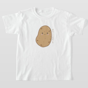 Camiseta Cute Kawaii Potato Japonés