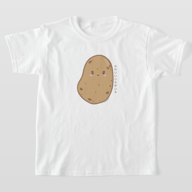 Camiseta Cute Kawaii Potato Japonés (Distribución)