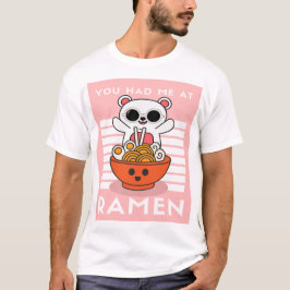 Camiseta Cute Kawaii Ramen T-Shirt