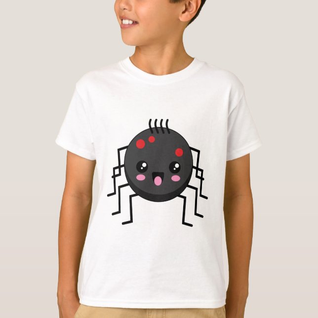 Camiseta Cute Kawaii Spider (Anverso)
