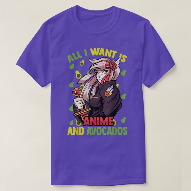 Camiseta Cute Kawaii Todo Lo Que Quiero Es Anime Y Abogados (Diseño del anverso)