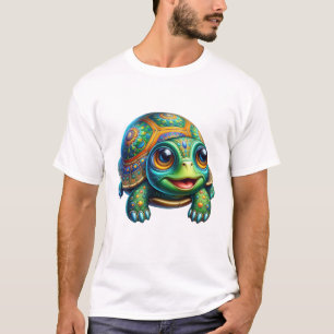Camiseta Cute Kawaii Tortuga Clipart 